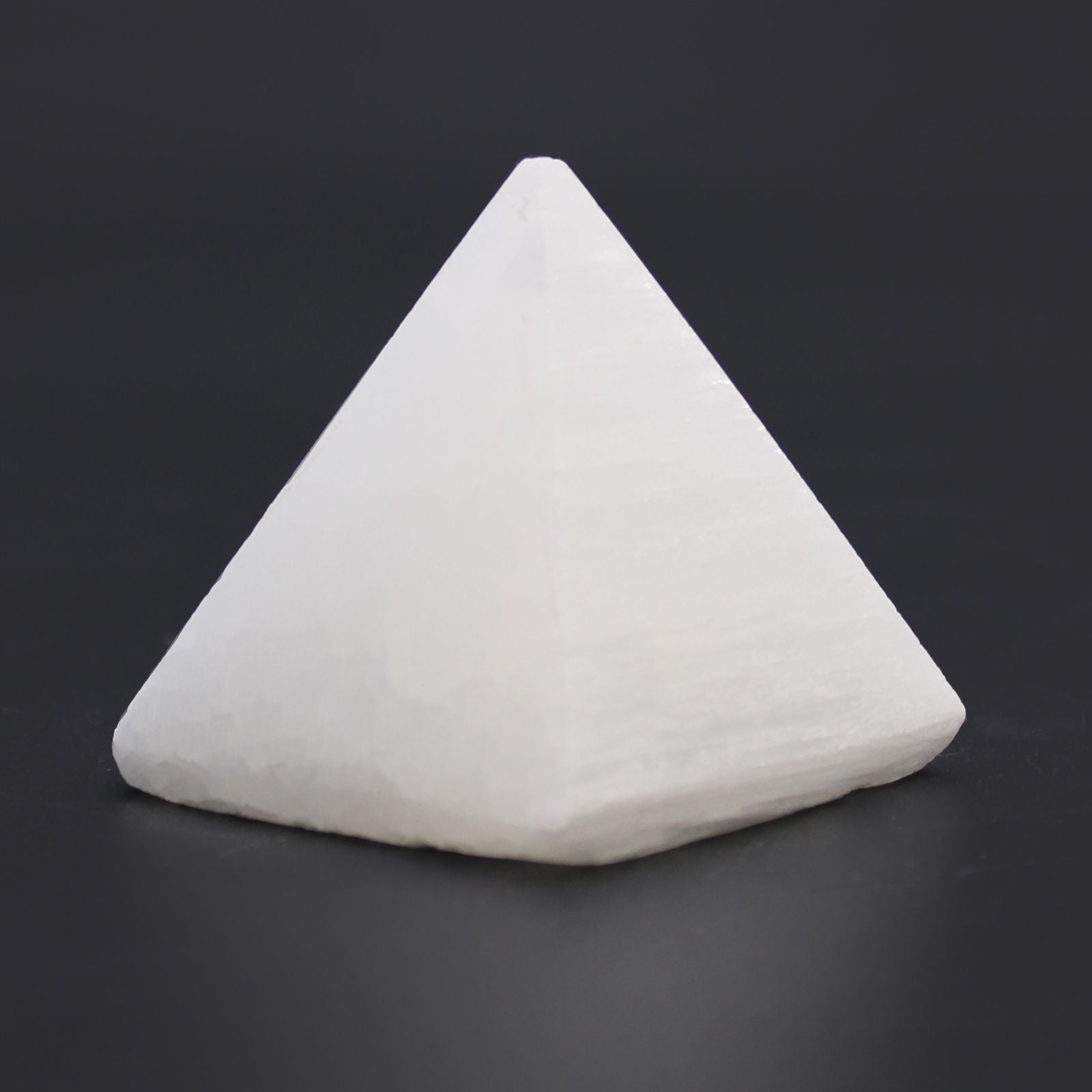 Selenite Pyramid 5 cm Enchanting Crystal Display for Home Decor
