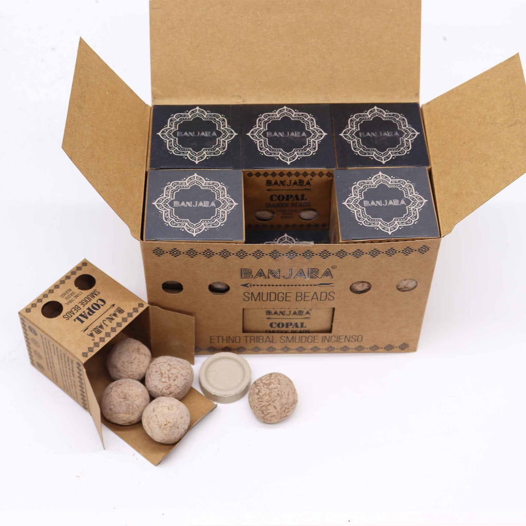 Banjara Smudge Beads Copal for Invigorating Aromatic Home Fragrance
