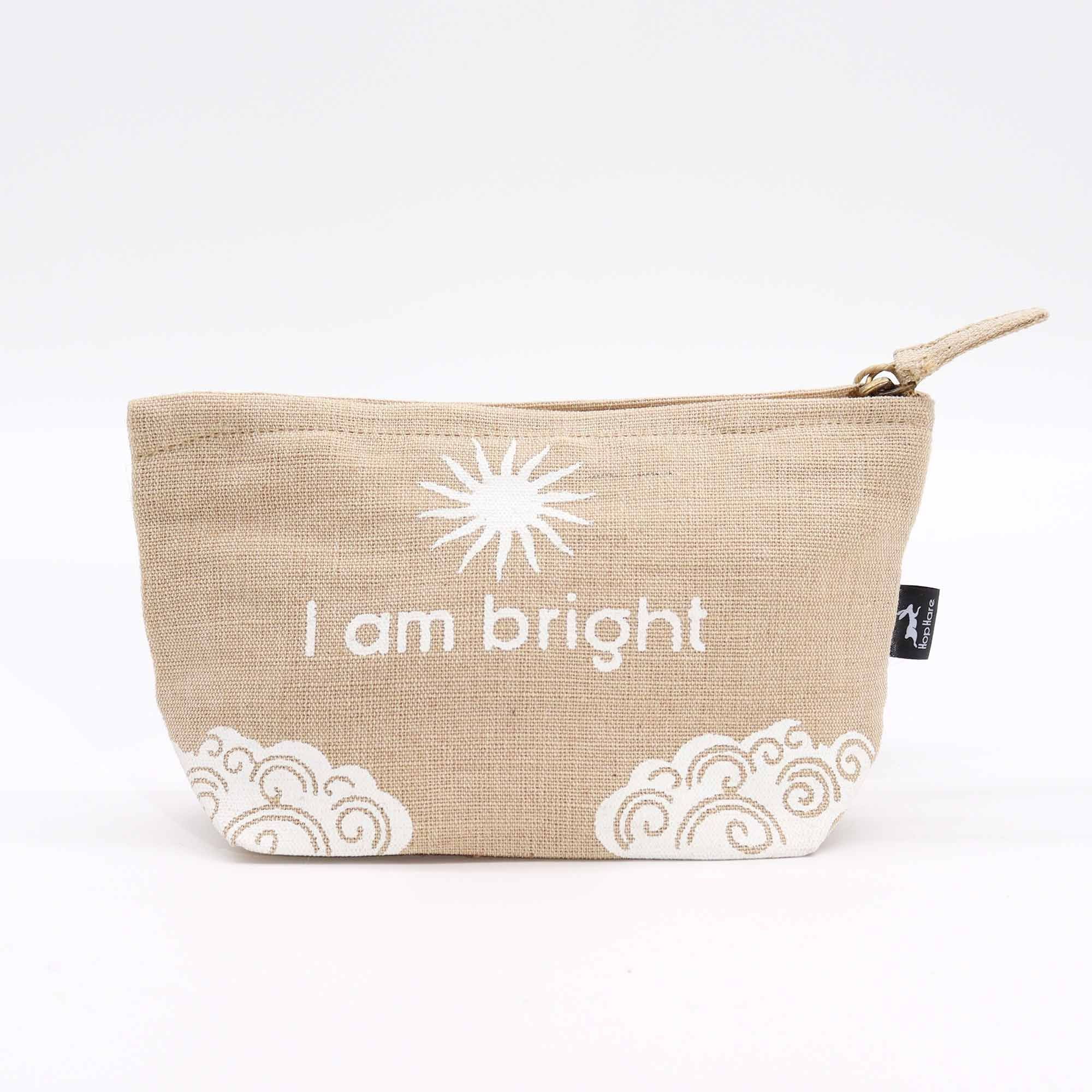 Hop Hare Pouch I am Bright with Eco Friendly Design