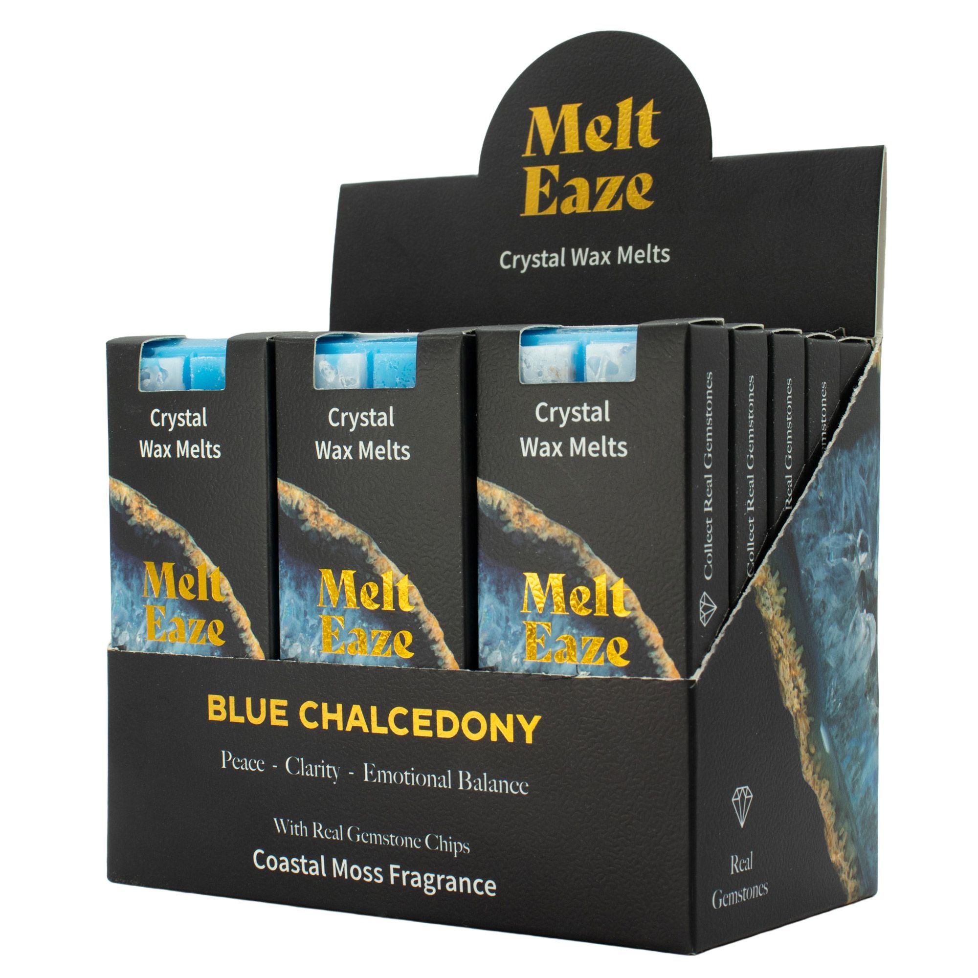MeltEaze Wax Melts 50g Aquamarine Wave with Coastal Moss Scent