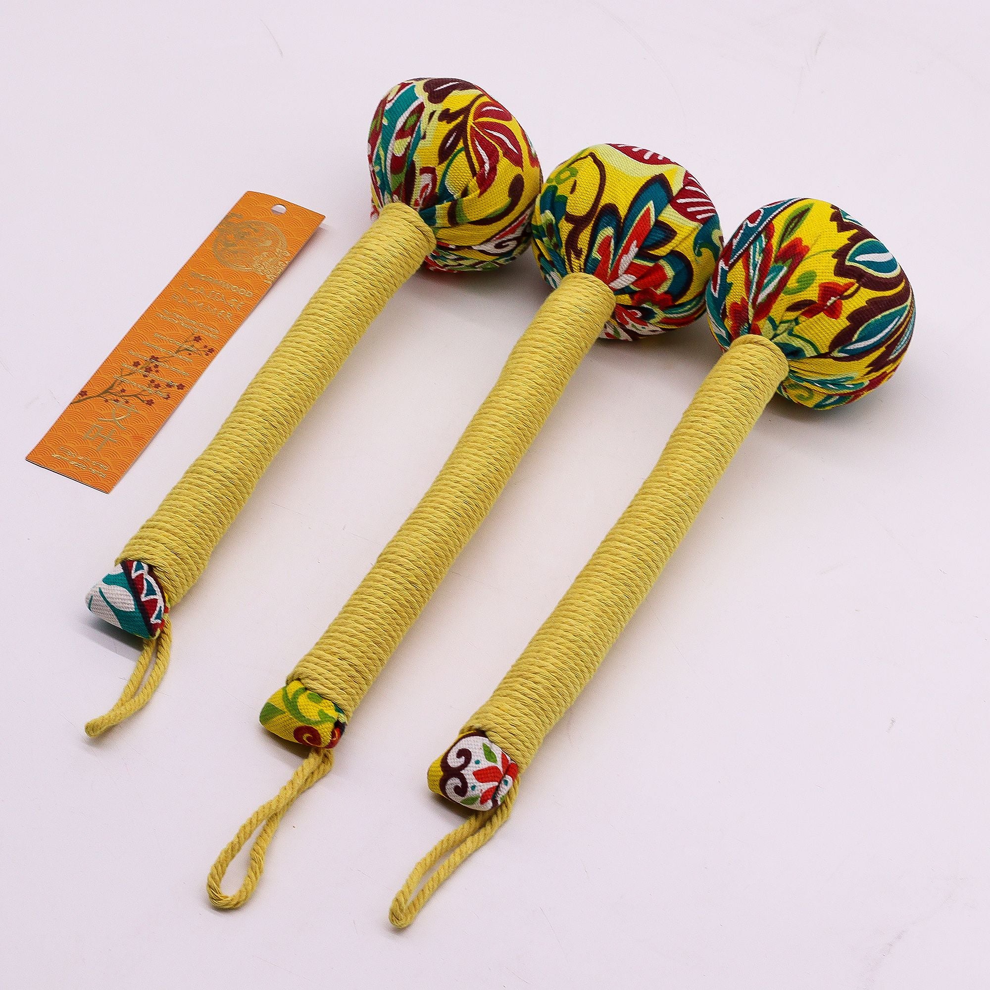 Wormwood Massage Hammer Lemon for Self Care and Muscle Comfort