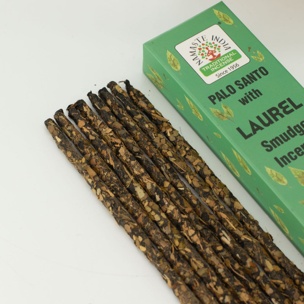 Earth Inspired Smudge Incense Sticks with Soothing Laurel Aroma