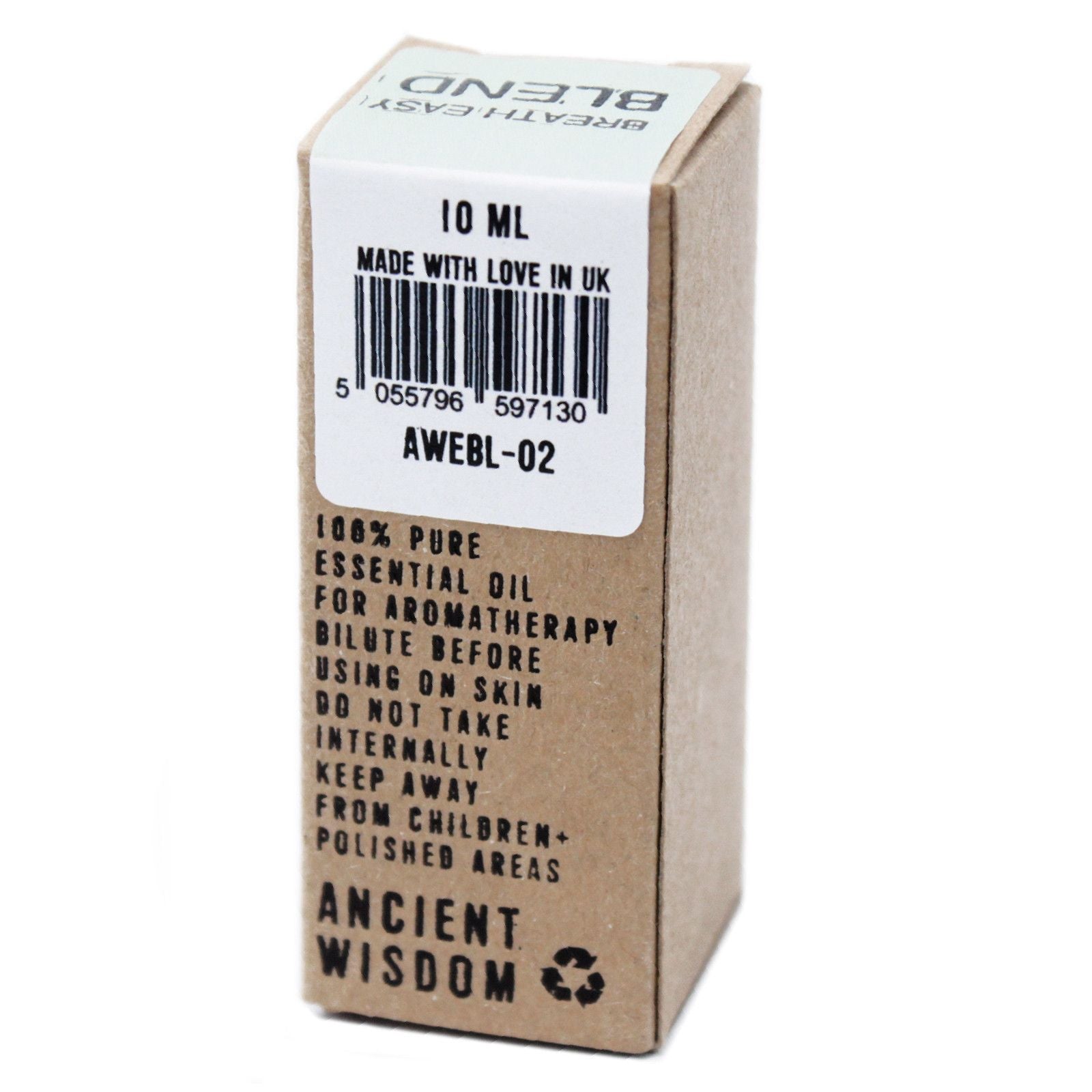 Breathe Easy Essential Oil Blend Boxed 10ml for Relaxation and Calm