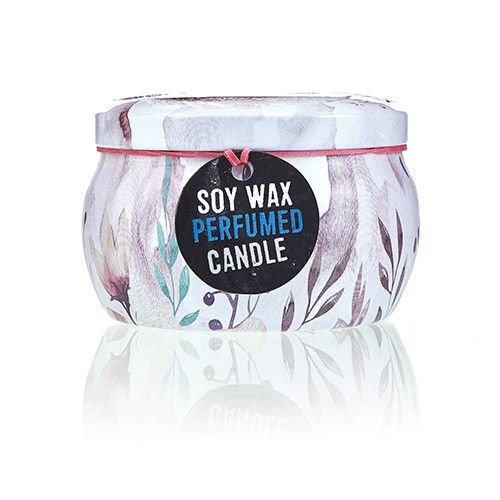 Art Tin Candle Parisian Weekend Peonies Assorted Design Collection