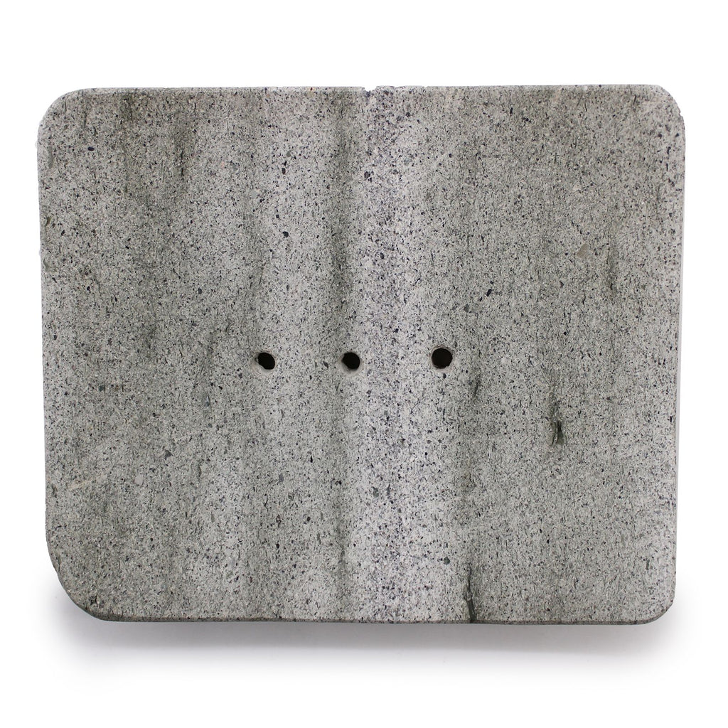 Square Ziolit Stone Soap Dish for Modern Stylish Bathrooms