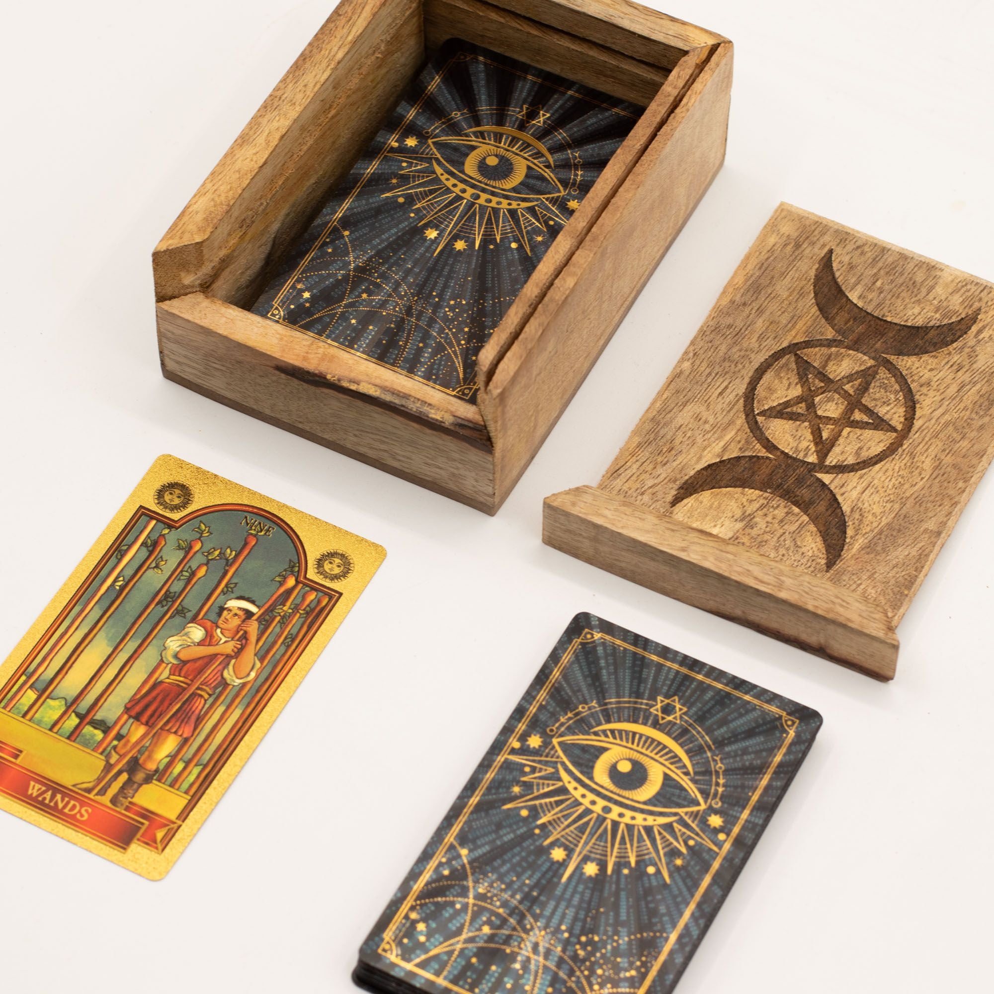 Small Tarot Box with Card Holder for Stylish Storage Solution