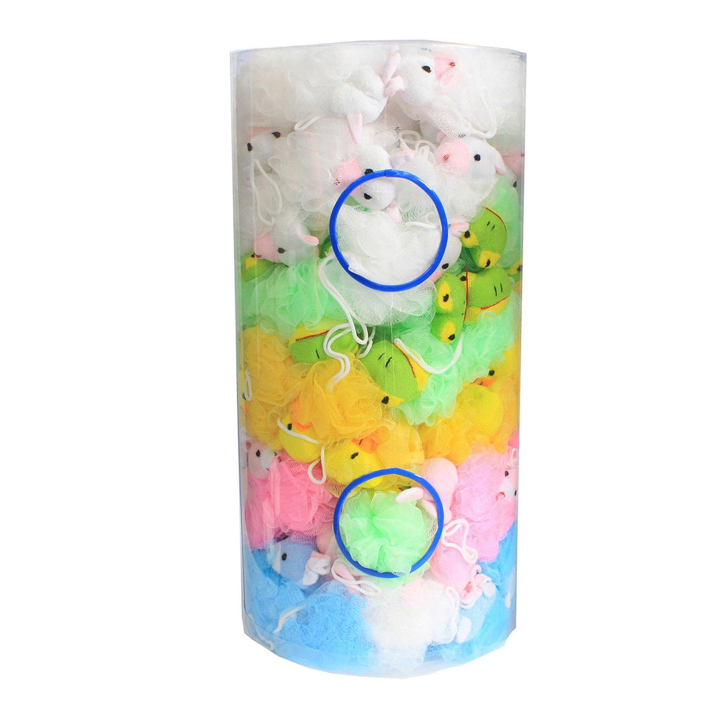Cotton Animal Scrunchie in Assorted Colours for Bath Time Fun
