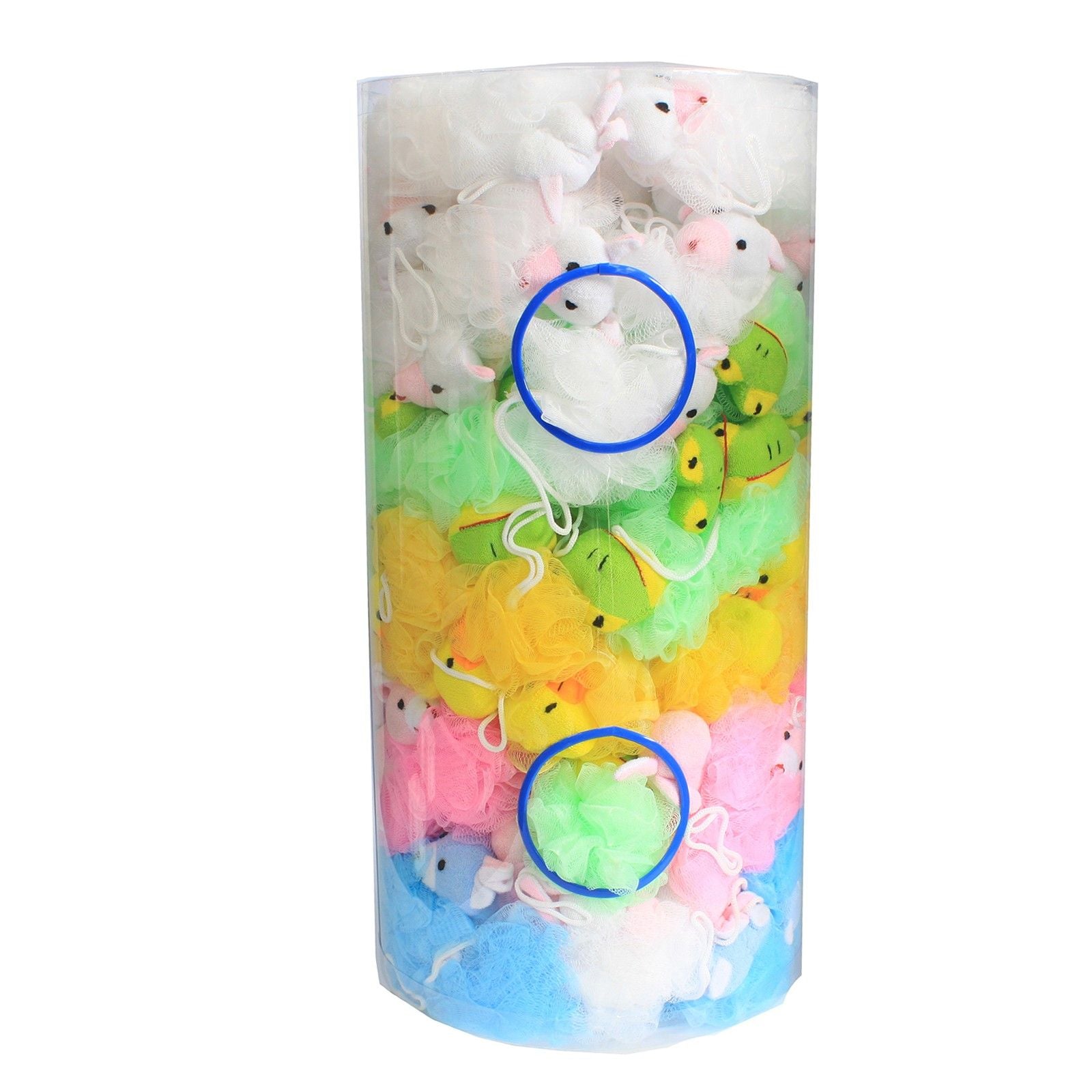 Cotton Animal Scrunchie in Assorted Colours for Bath Time Fun