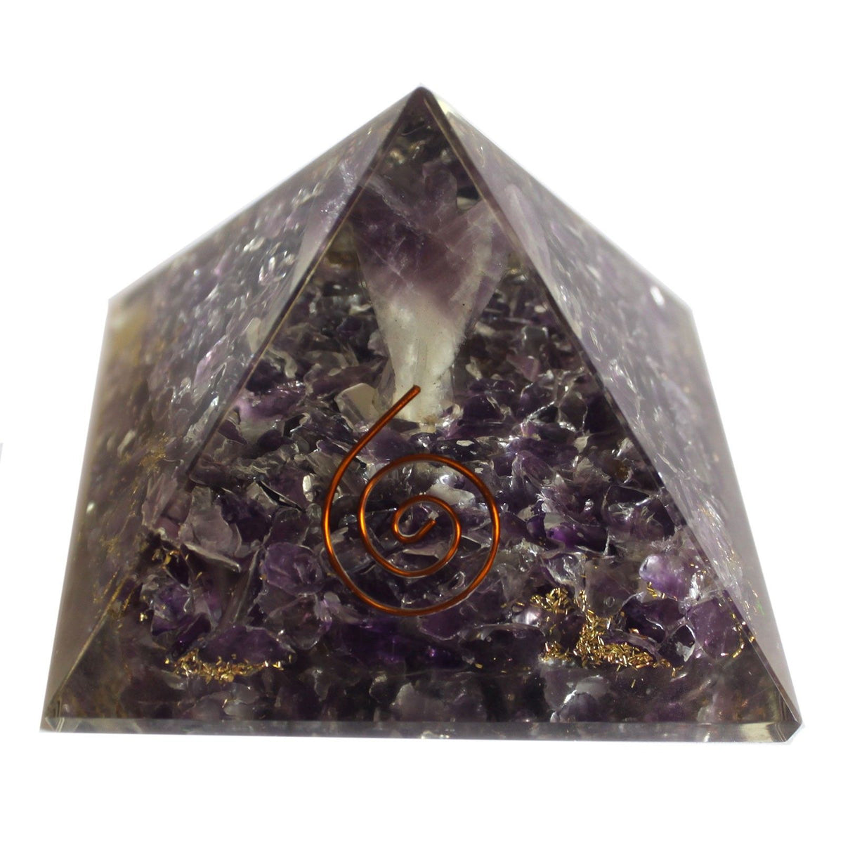 Large Orgonite Pyramid 70mm - Angel