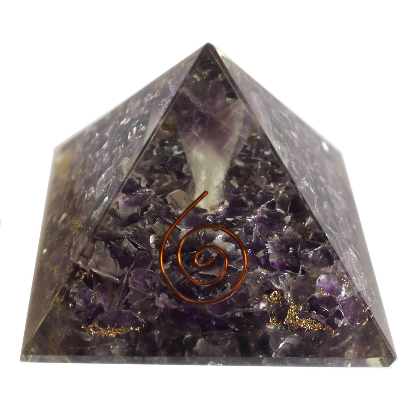 Large Orgonite Pyramid 70mm - Angel