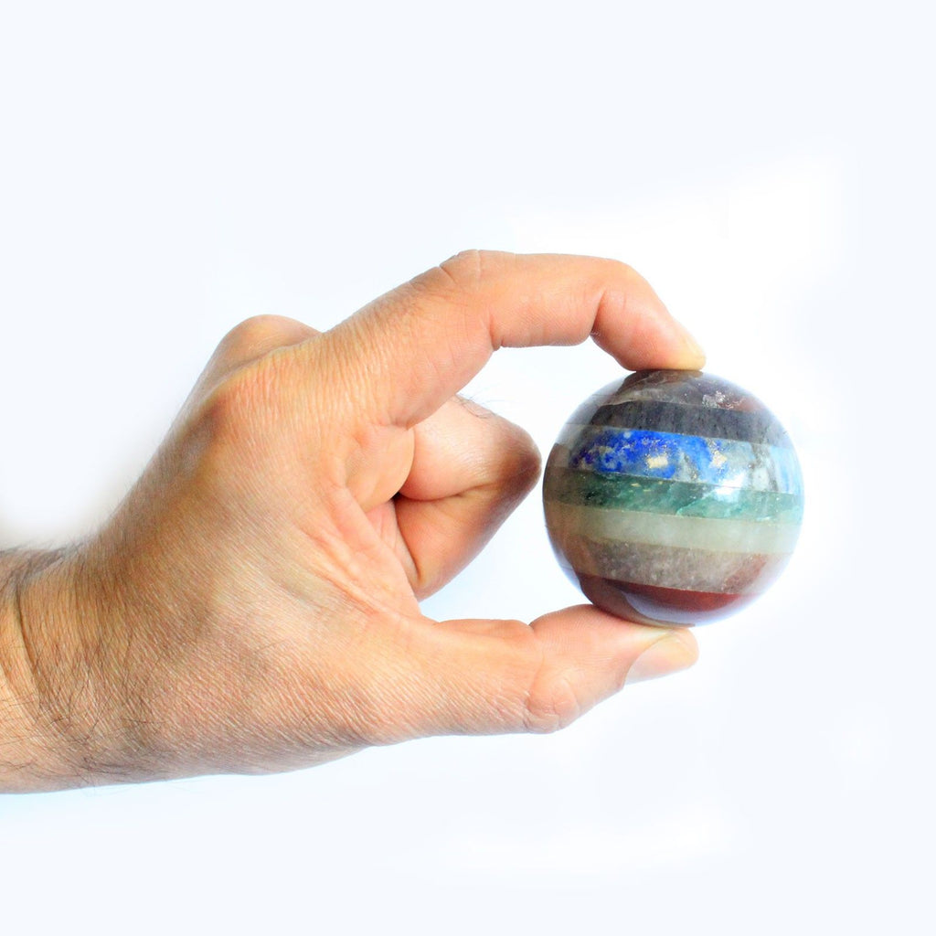 Chakra Spheres 40 to 50mm for Home Decor and Collecting Stones