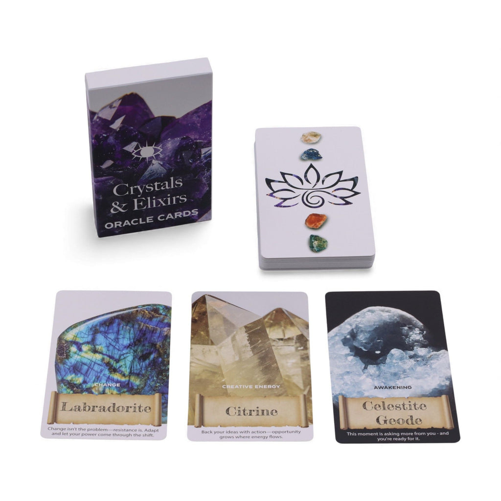 Crystals & Elixirs Oracle Cards Healing Energy Deck for Insight