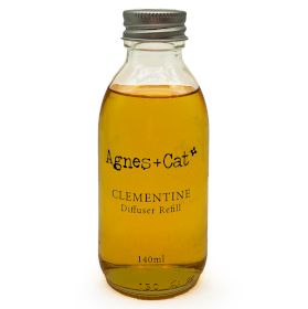 Agnes + Cat Reed Diffuser Refill Clementine 150ml for Freshness