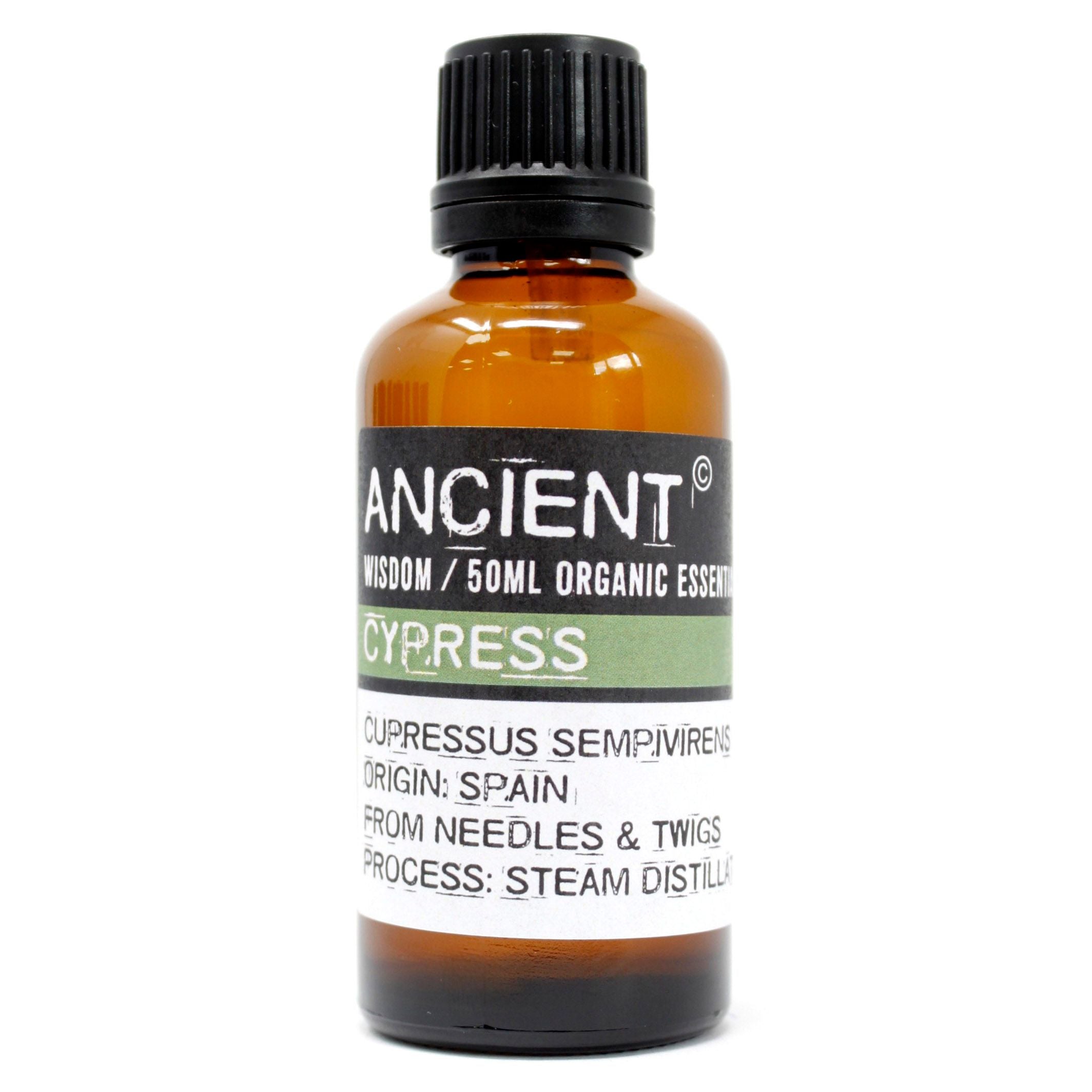 Cypress Organic Essential Oil 50ml for Aromatherapy Relaxation