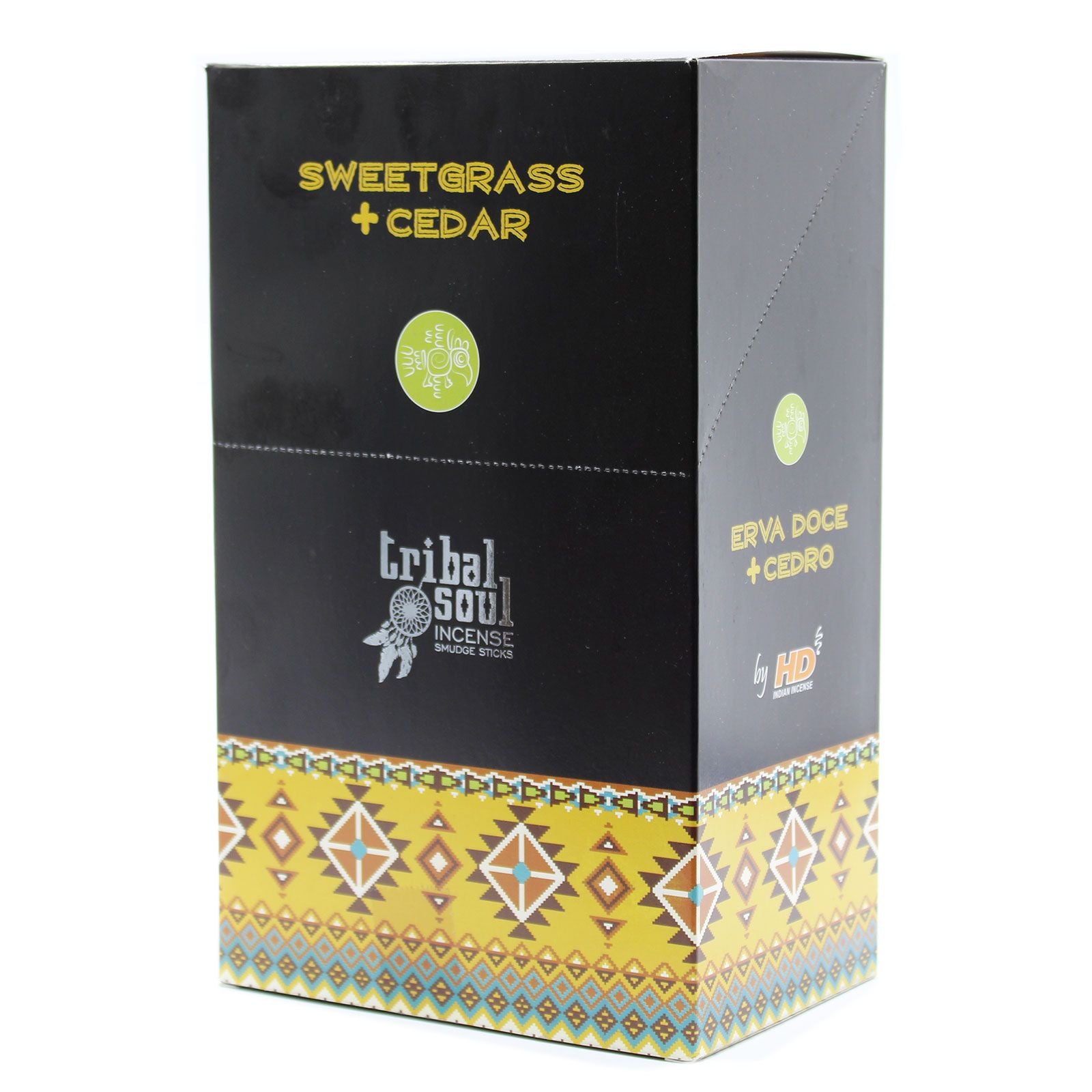 Tribal Soul Incense Sticks with Sweet Grass and Cedar Aroma Blend