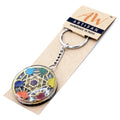 Orgonite Power Keyring Round Seven Chakra for Daily Use and Style