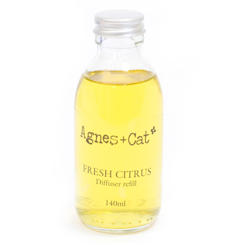 Agnes + Cat Reed Diffuser Refill Fresh Citrus 150ml for Home