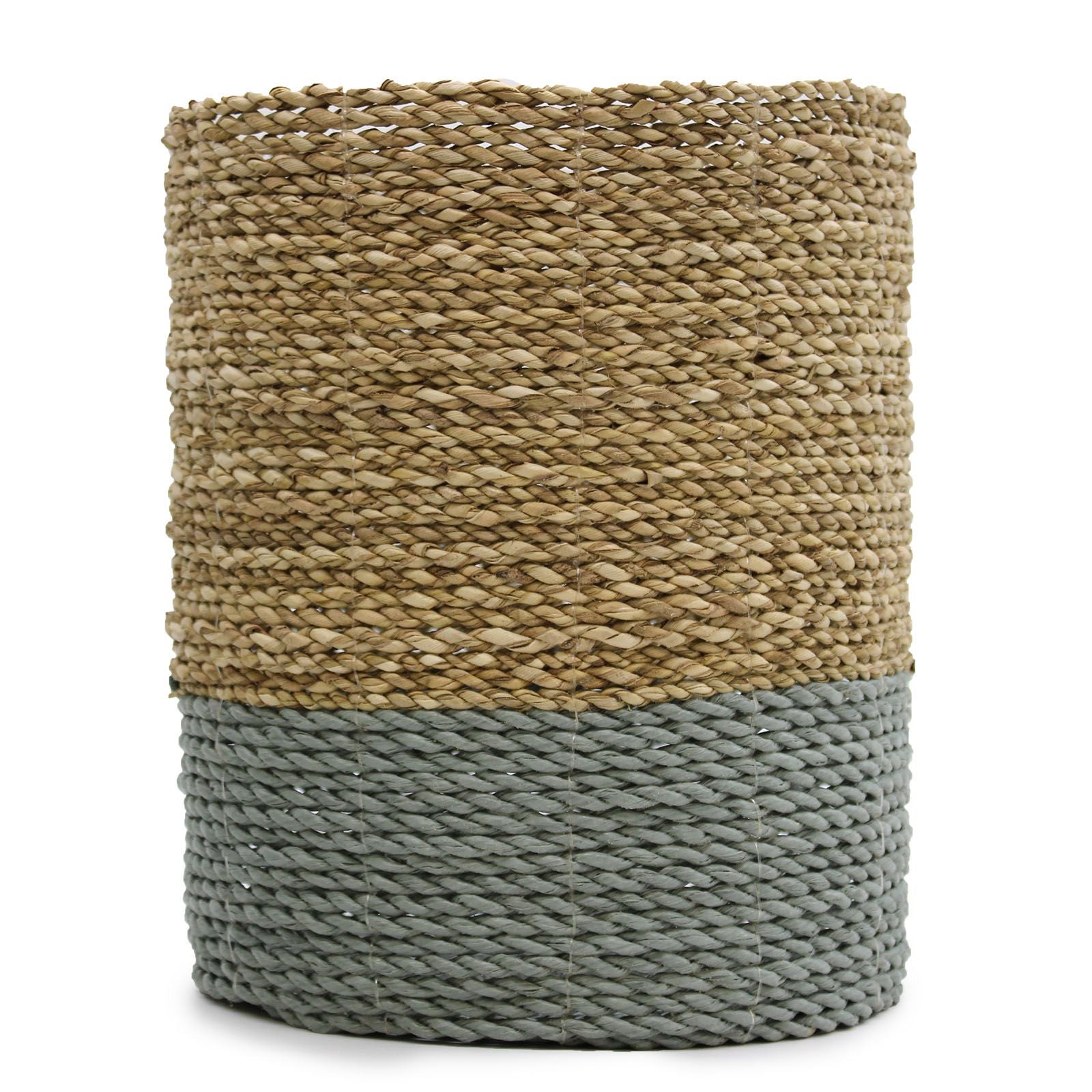 Seagrass & Abu Abu Raffia Set with 2 Vases and 2 Bins for Storage