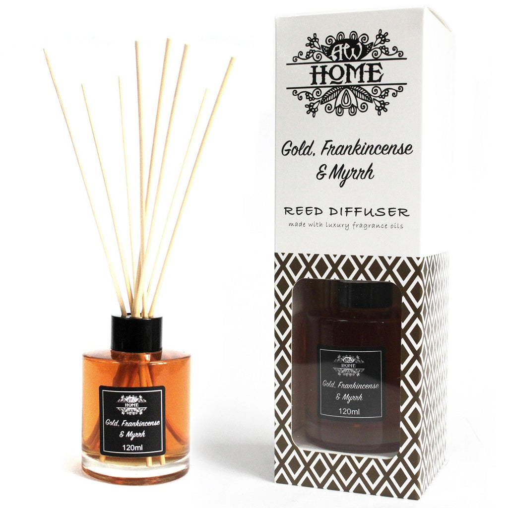 120ml Reed Diffuser with Gold Frankincense and Myrrh Aroma Blend