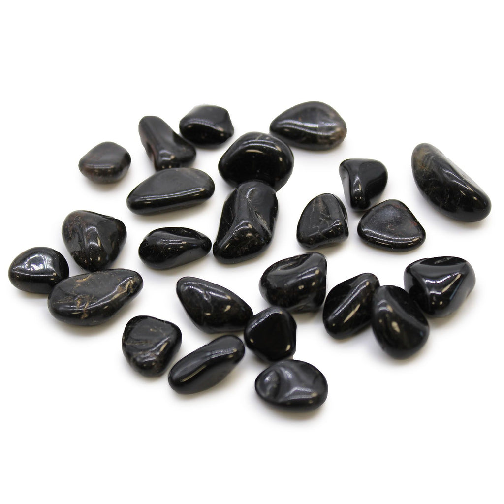 Small African Tumble Stones Black Onyx for Enhancing Inner Strength