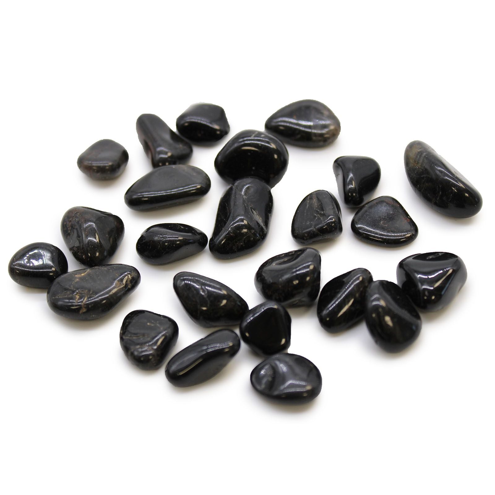 Small African Tumble Stones Black Onyx for Enhancing Inner Strength