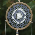 Medium Grey Dream Catcher Elemental Spirits for Home Decor