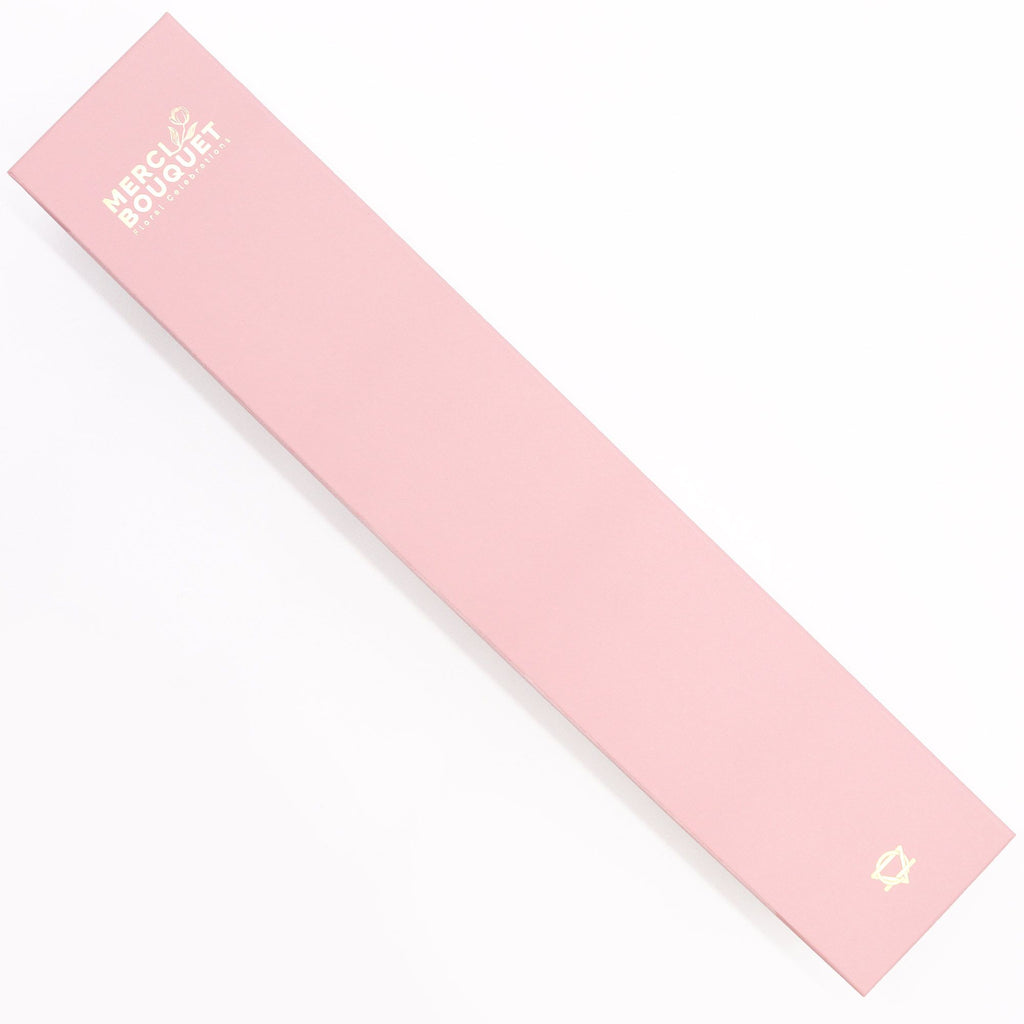 Extra Long Box Baby Blessings Soap Flower Gift in Beautiful Pinks