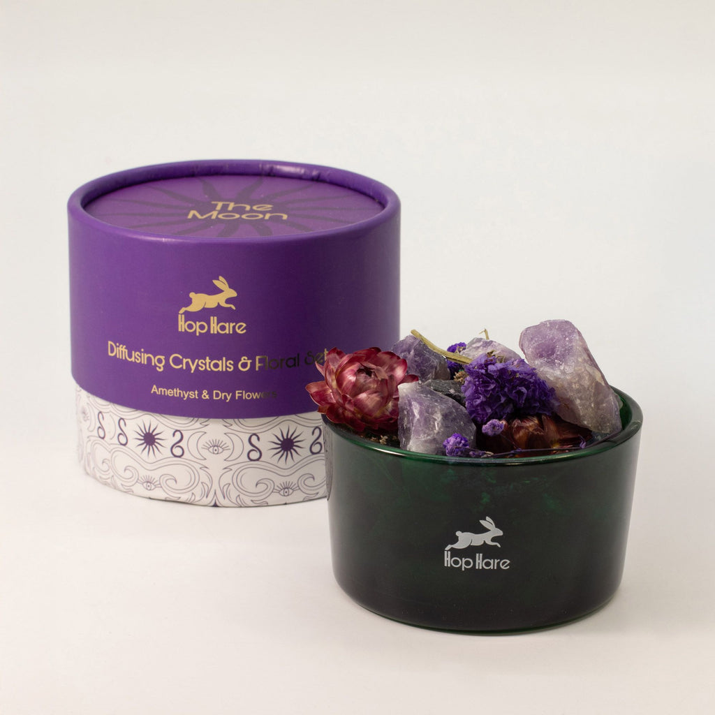 Hop Hare The Moon Diffusing Crystals and Floral Set for Decor