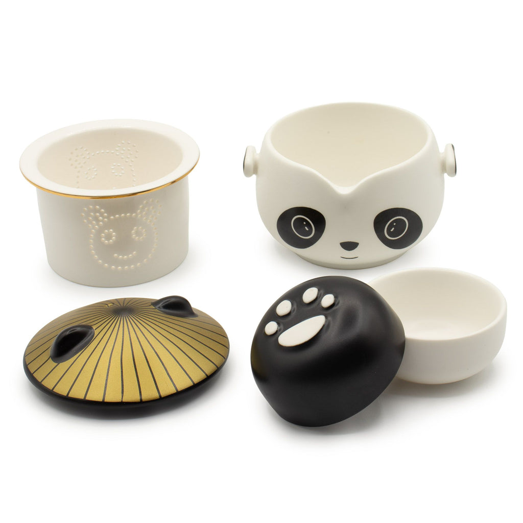 Kung Fu Panda Teapot Set with Two Cups and Travel Pack Delight