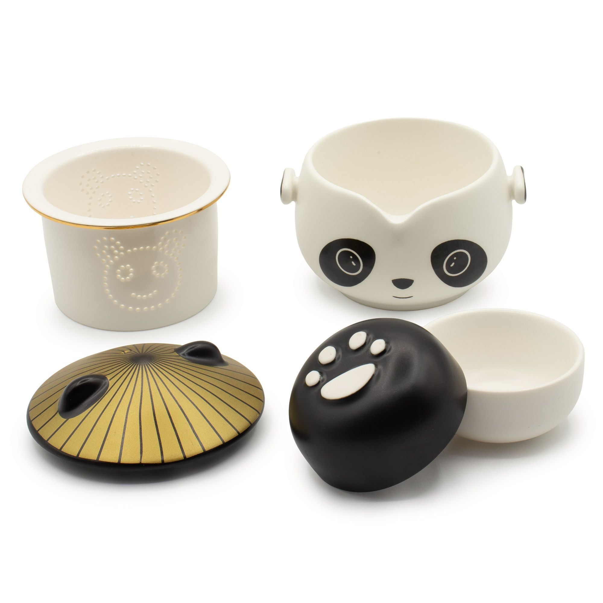 Kung Fu Panda Teapot Set - Two Cups - Travel Pack