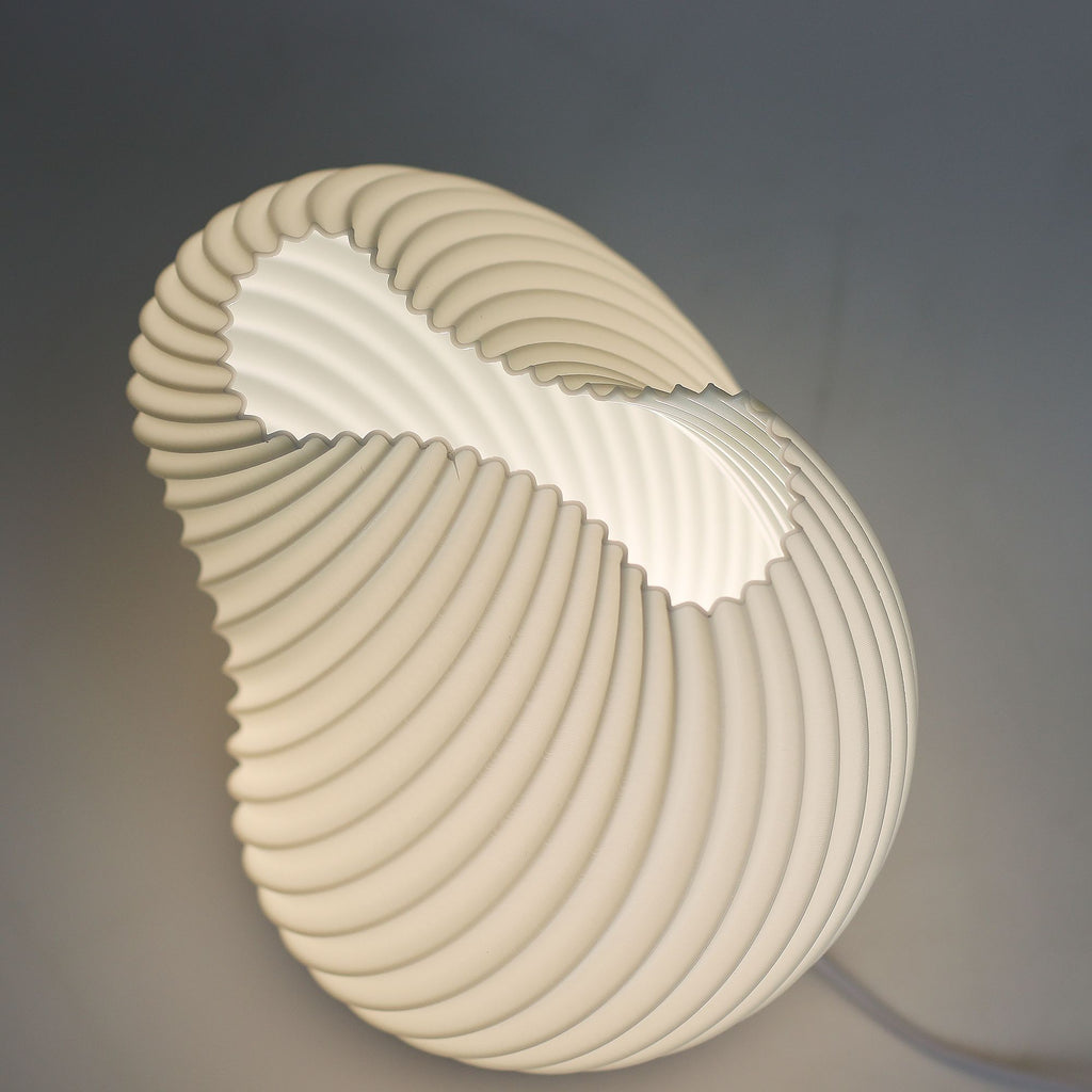 Shell Twisted New Wave Lamp with USB and 3 Brightness Settings
