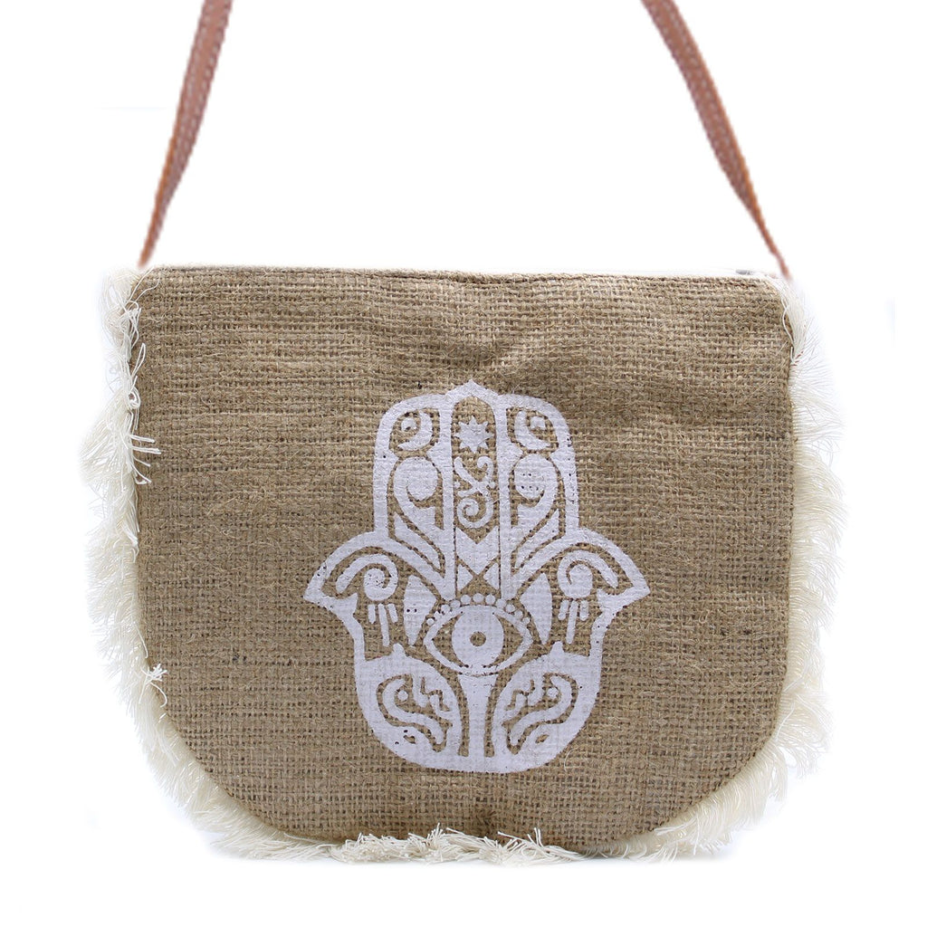 Fab Fringe Bag with Hamsa Print for Everyday Stylish Use and Fun