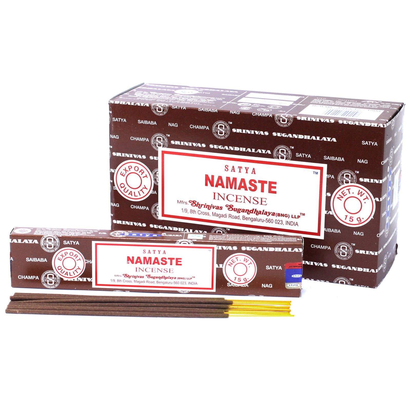 Satya Incense 15gm Namaste Sticks for Refreshing Home Aroma
