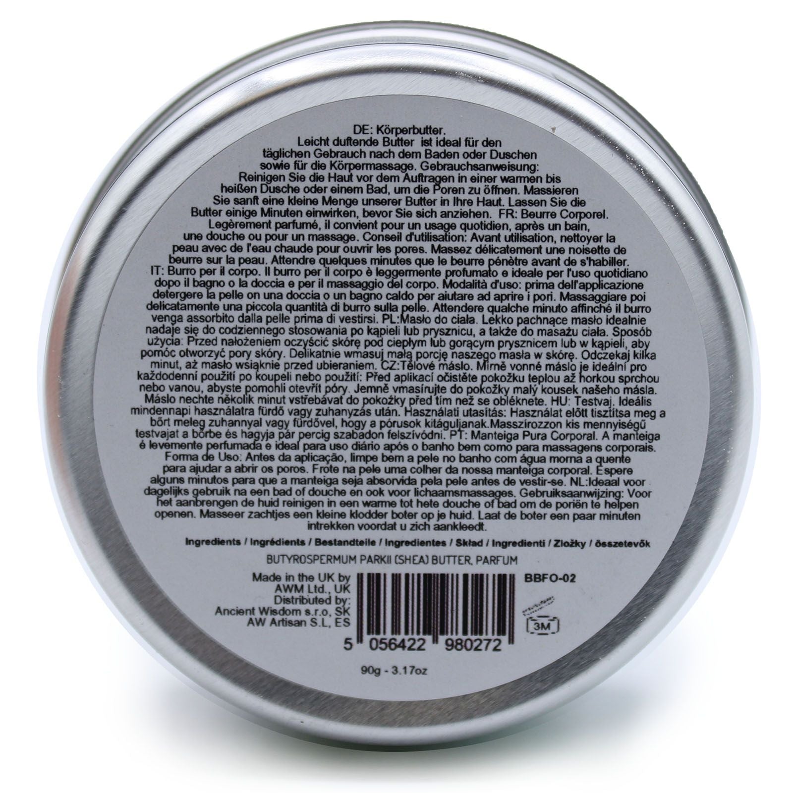 Scented Shea Body Butter 90g Crazy Mango for Silky Soft Skin