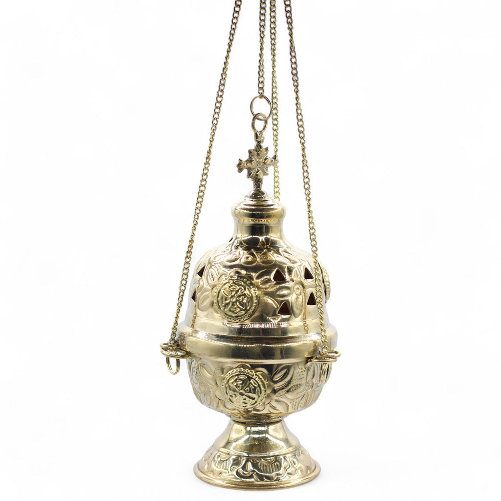 Hanging Brass Incense Burner for Aromatic Home and Meditation Decor