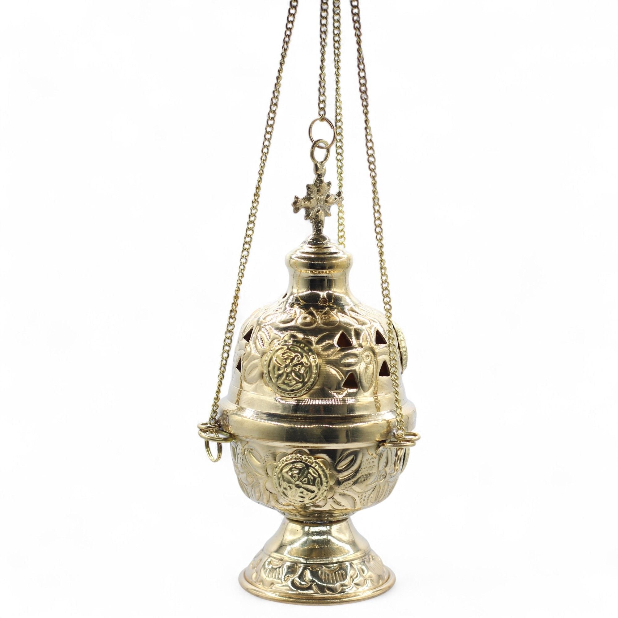 Hanging Brass Incense Burner for Aromatic Home and Meditation Decor