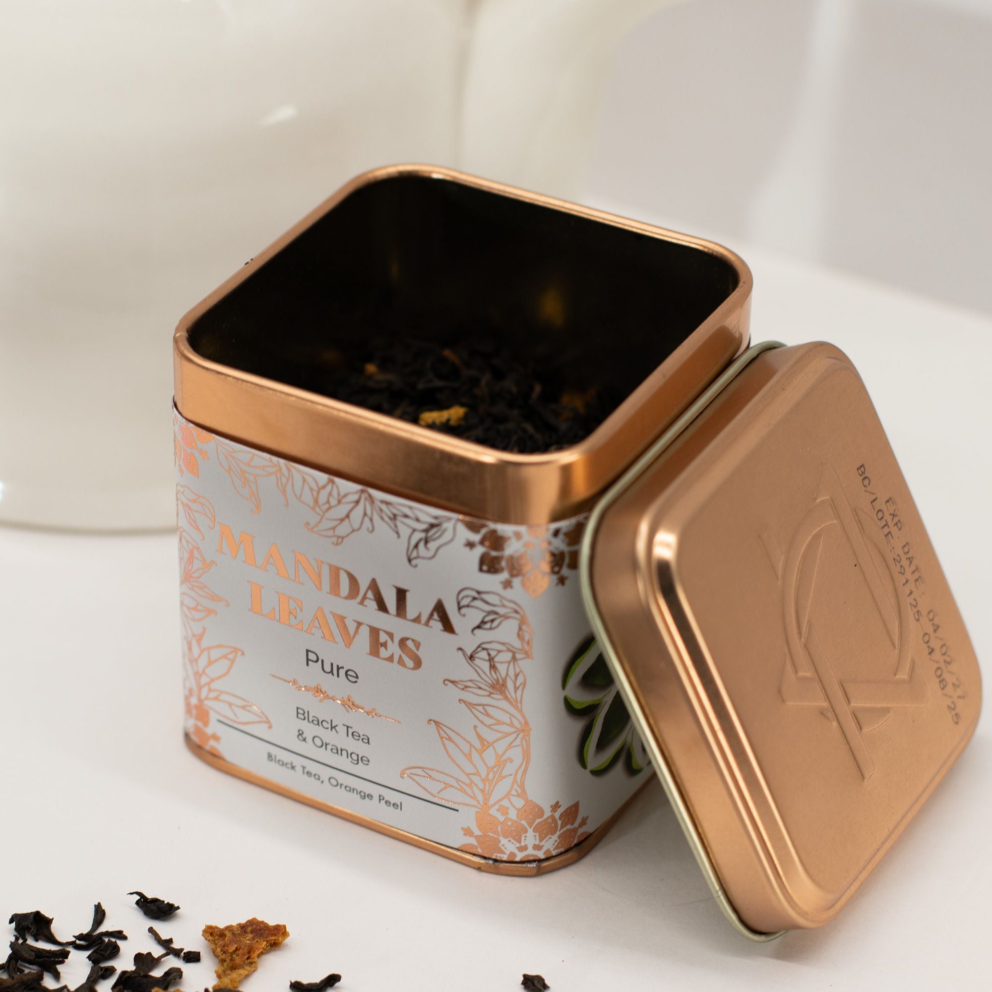 50g Narnaja Black Tea with Orange Peel for a Refreshing Taste