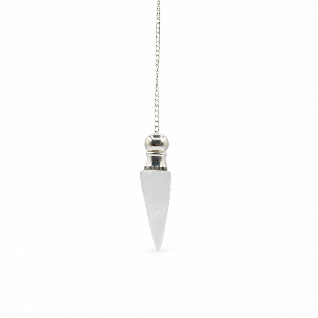 Secret Cavity Discovery of Truth Pendulum with Clear Quartz Design