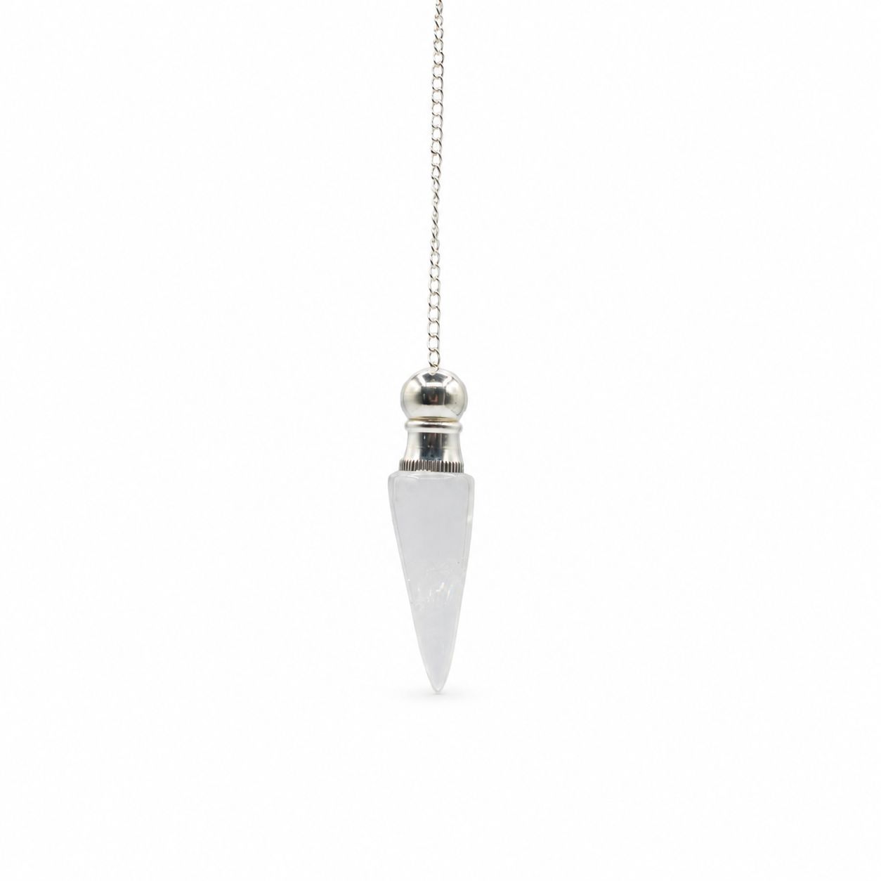 Secret Cavity Discovery of Truth Pendulum with Clear Quartz Design