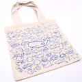 Big Cotton Tote Shopping Bag 38x42cm Sea Life Eco Friendly Design