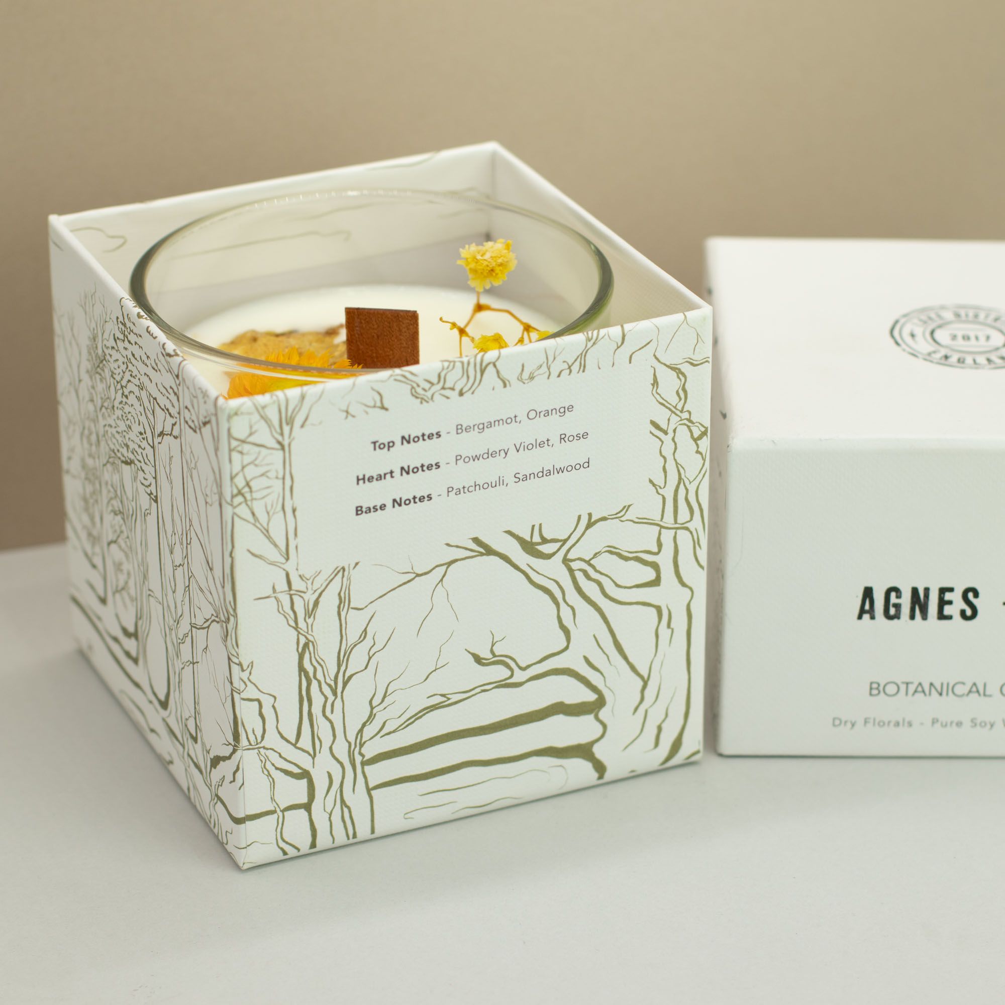 Soy Candle Rydal Oudh Floral Herbal Relaxation Gift for Home