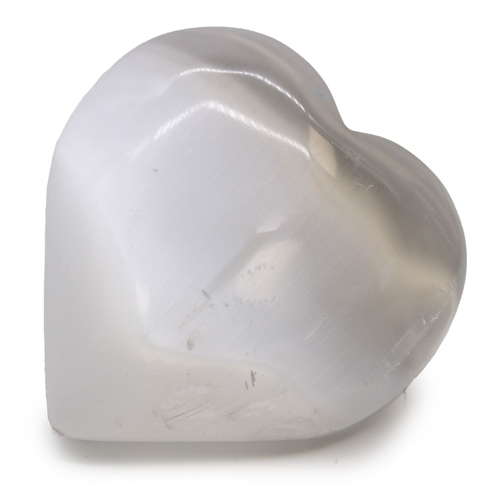 Selenite Heart 10 cm Decorative Piece for Home Decor and Gifts
