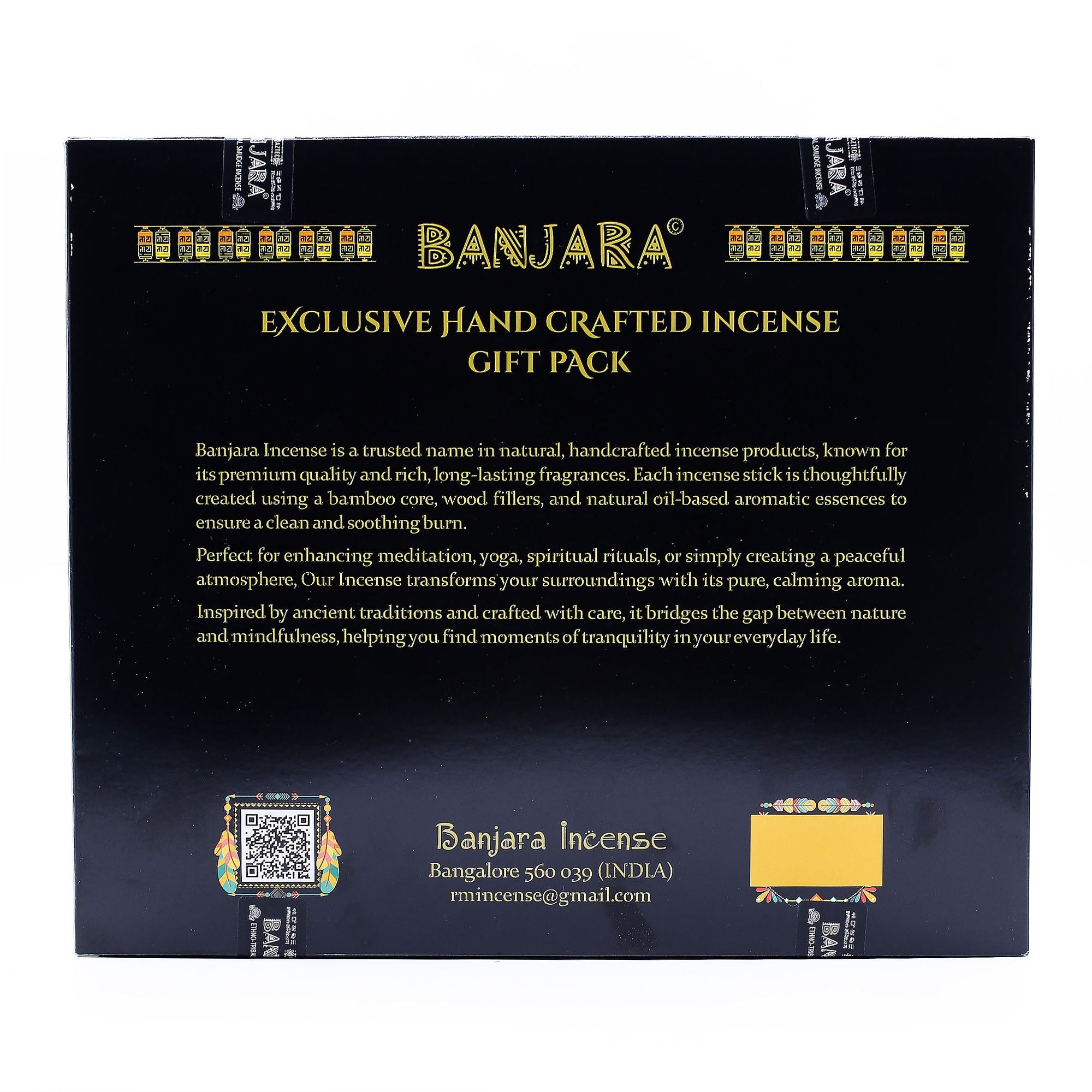 Banjara Palo Santo Smudge Sticks Set of 6 in Decorative Gift Box