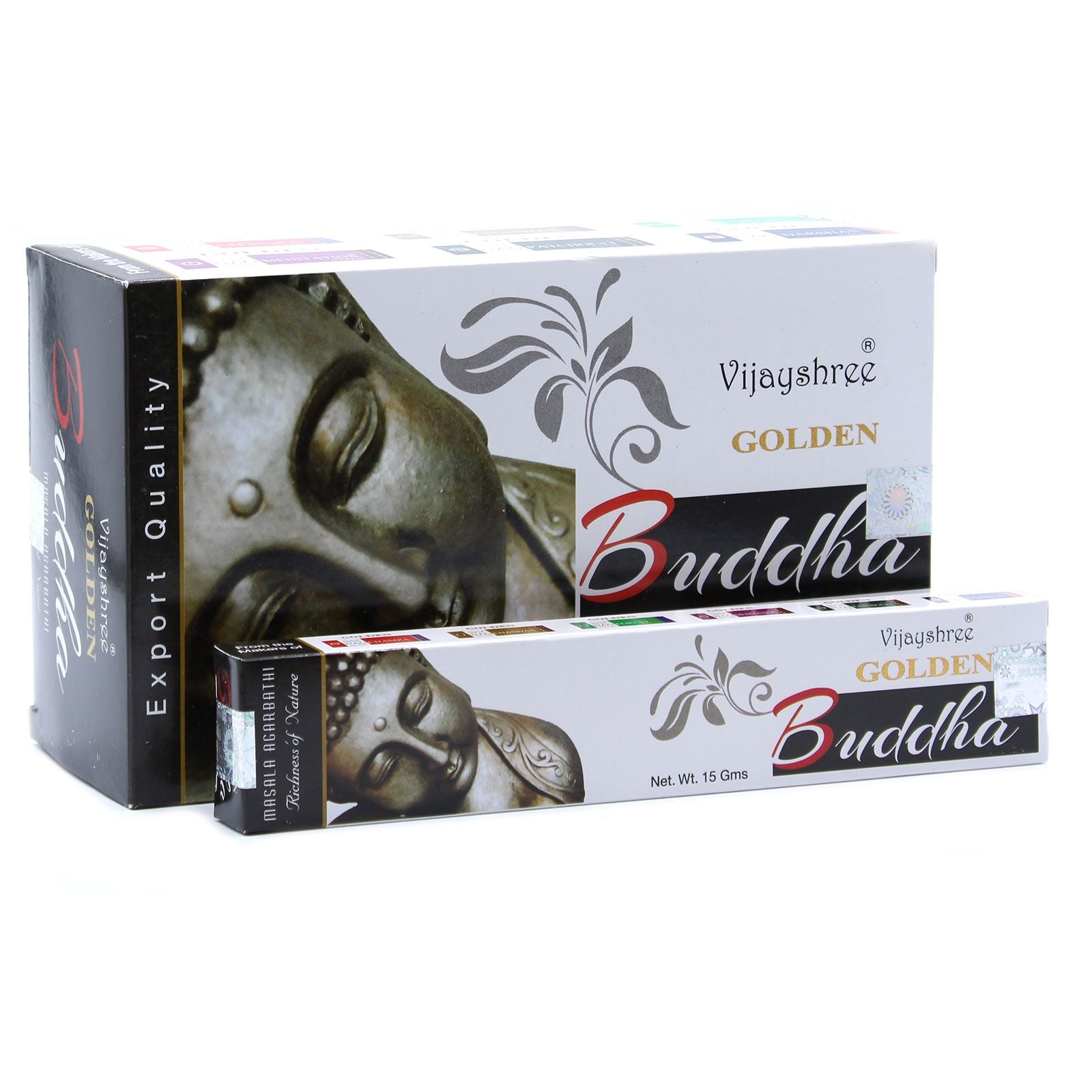 15g Golden Buddha Incense with Golden Nagchampa Fragrance