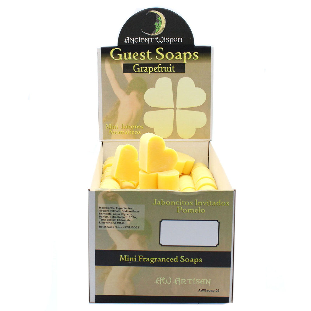 Heart Guest Soap Grapefruit Scented Heart Shaped Soaps for Guests