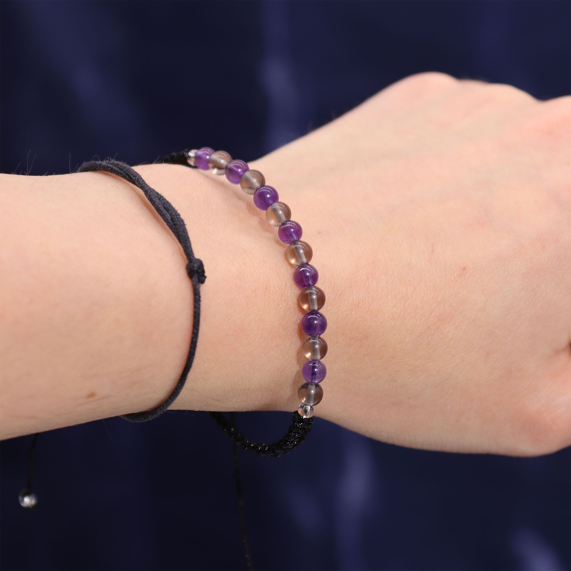Capricorn Zodiac Crystal Candle and Gemstone Bracelet Gift Set