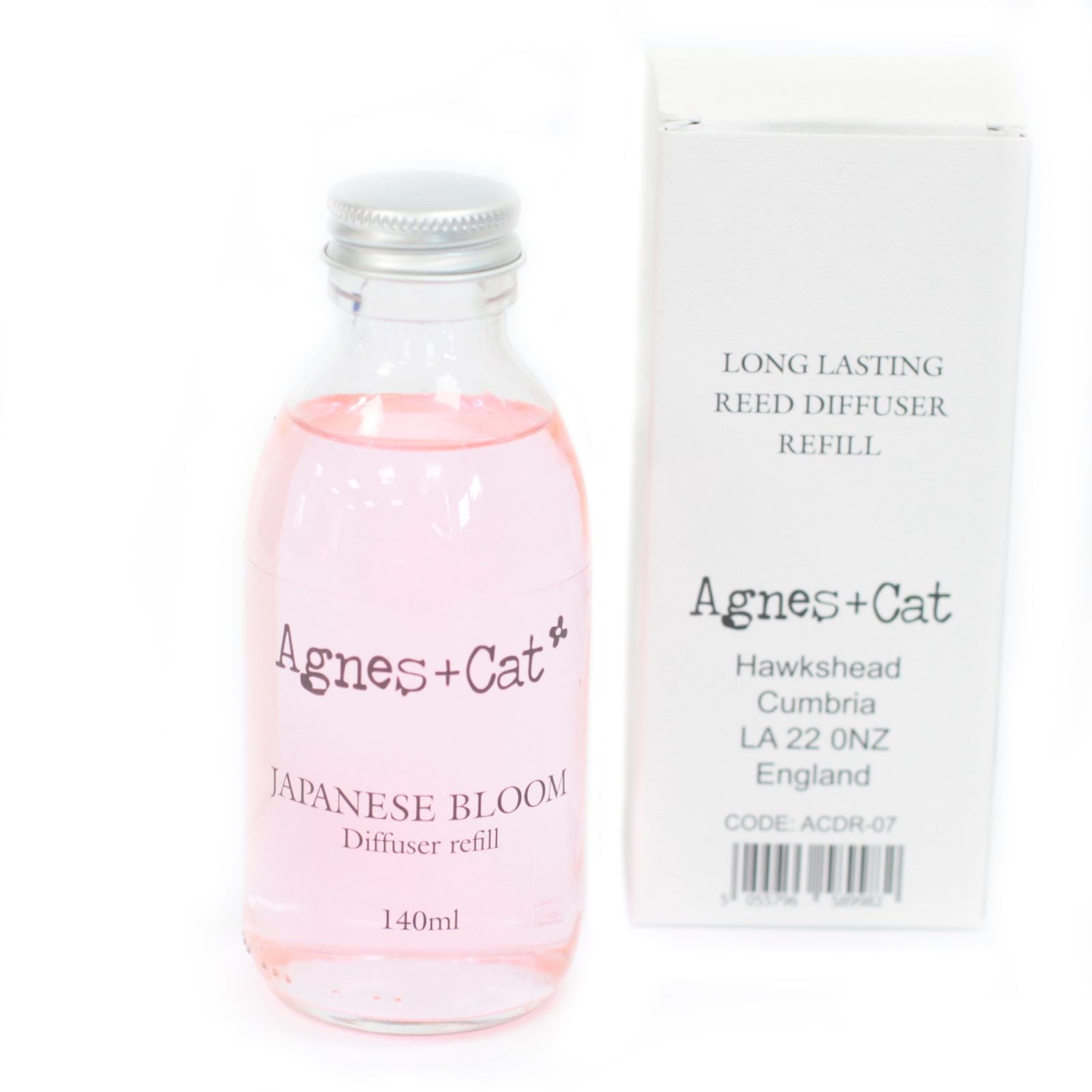 Agnes + Cat Reed Diffuser Refill Japanese Bloom 150ml for Home