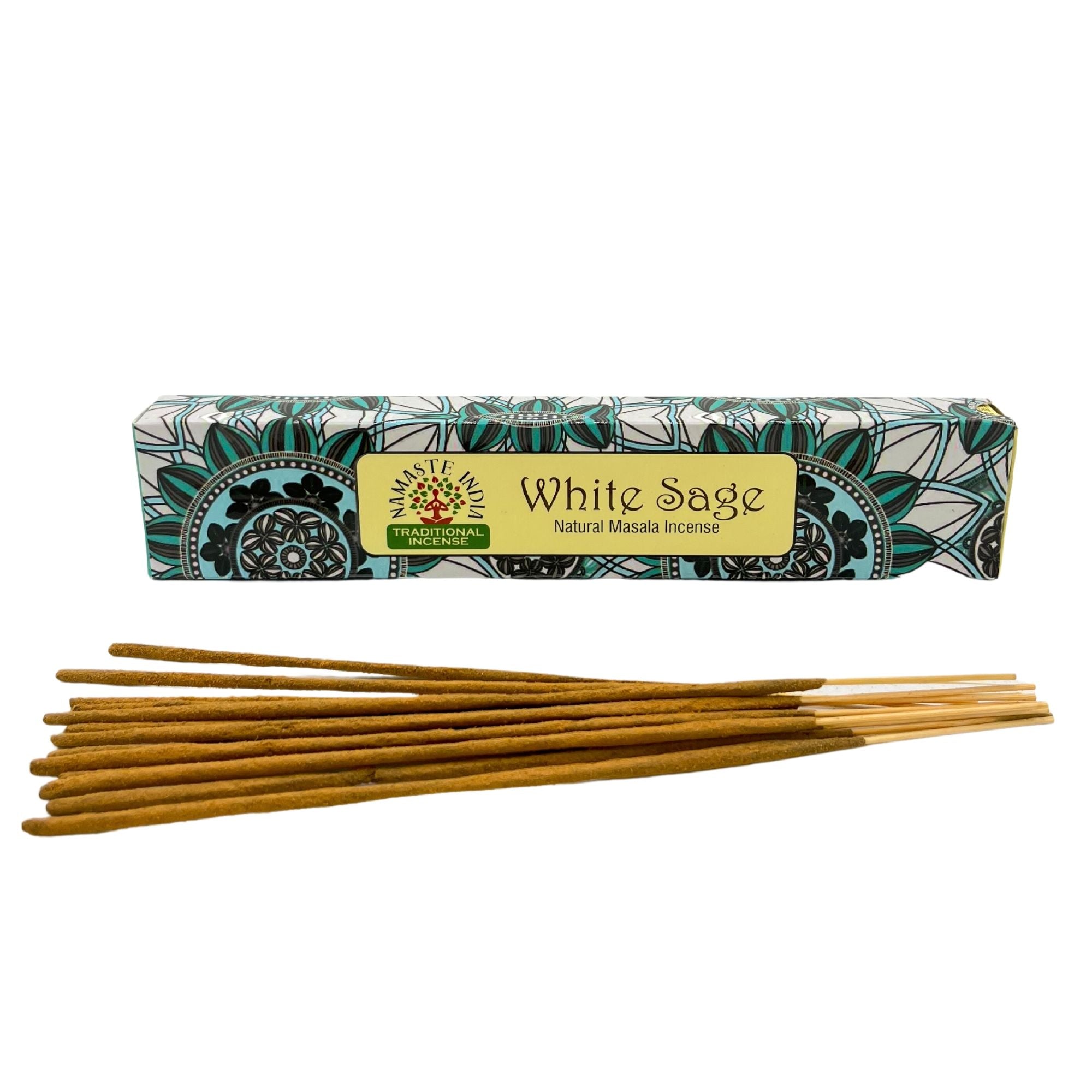 Namaste Mandala Masala Incense Sticks with White Sage Aroma