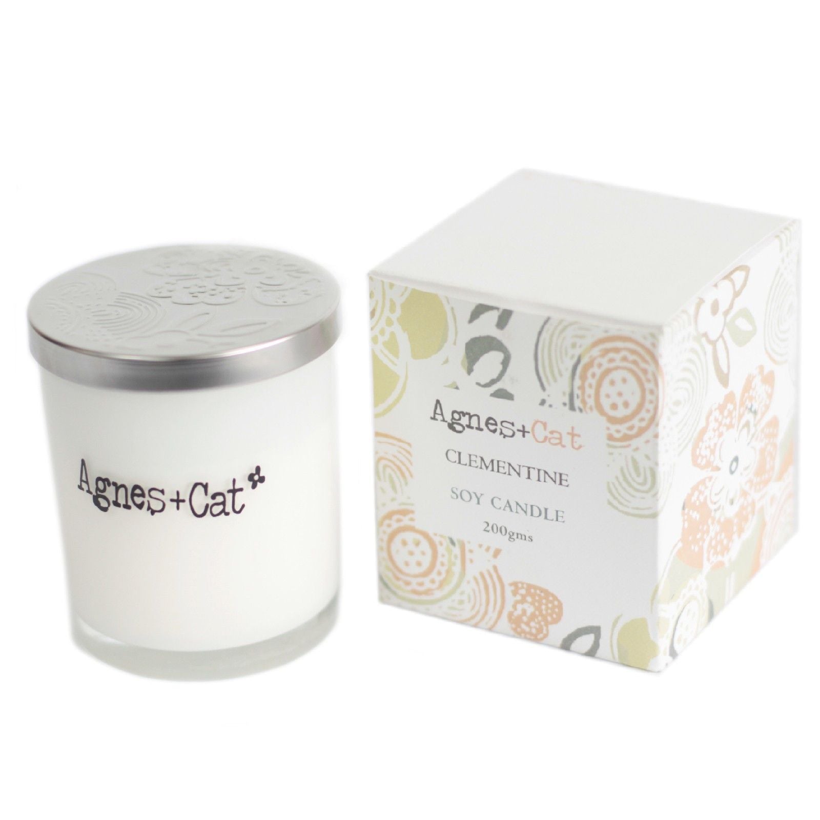 Agnes + Cat Clementine Votive Candle for a Fresh Uplifting Space