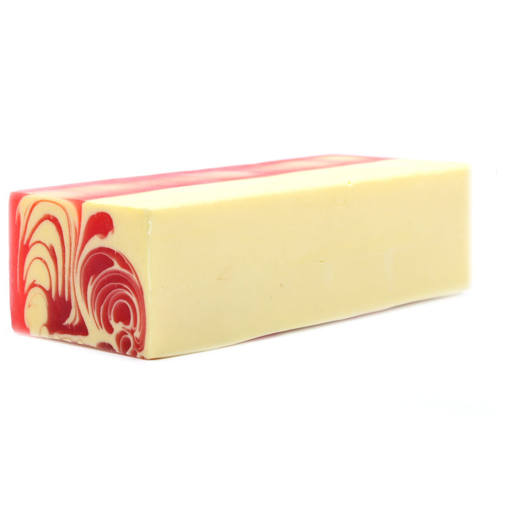 Handcrafted Soap Loaf 1.2kg with Delightful Strawberry Essence